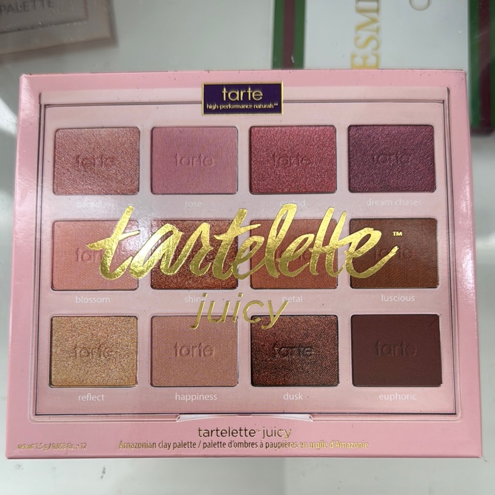 Tarte Tartelette Juicy Eyeshadow Palette - Pink, Gold, Brown
